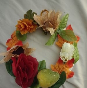 hand made fall wreath